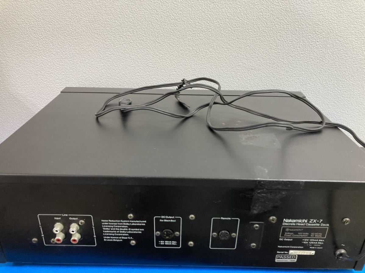 Nakamichi ZX-7 ナカミチ カセットデッキ 動作品 通電確認済