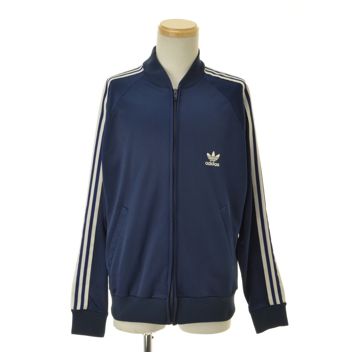 adidas USA製 ATPトラックジャージ 80s ネイビー/紺-