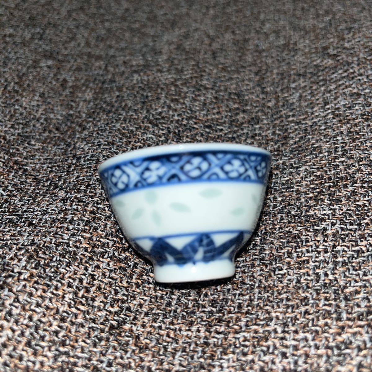 中国 蛍 康熙年製 染付赤絵蛍蓋茶碗 清代 煎茶道具・康熙年製・唐物