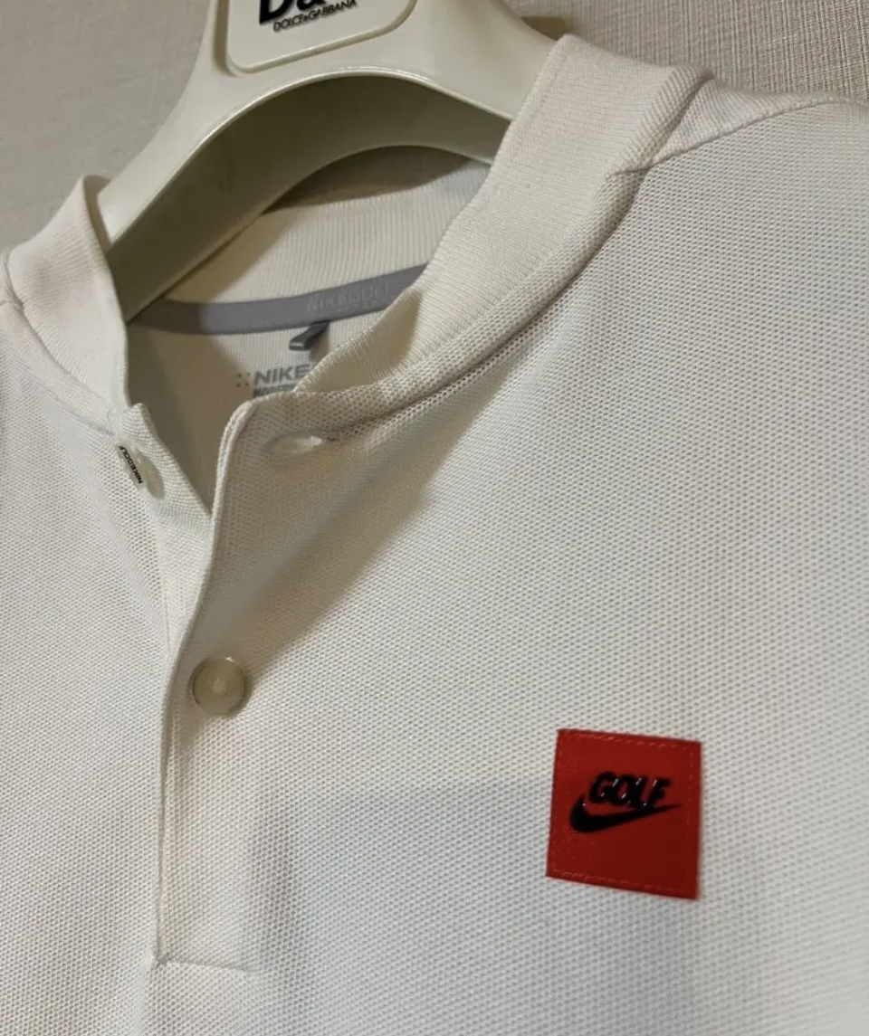限定 Nike golf ナイキ ゴルフ コレクション スウォッシュ マーク デザート ルールズ 半袖 ブレードカラー ポロシャツ ウェア ビームス_画像3