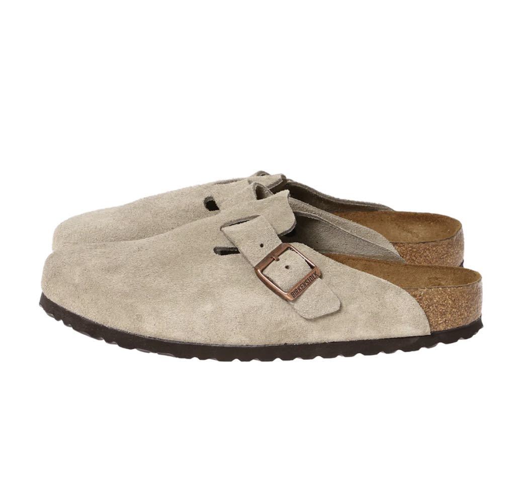BIRKENSTOCK Boston Sfb Vl Taupe 28.0cm ビルケンシュトック ボストン