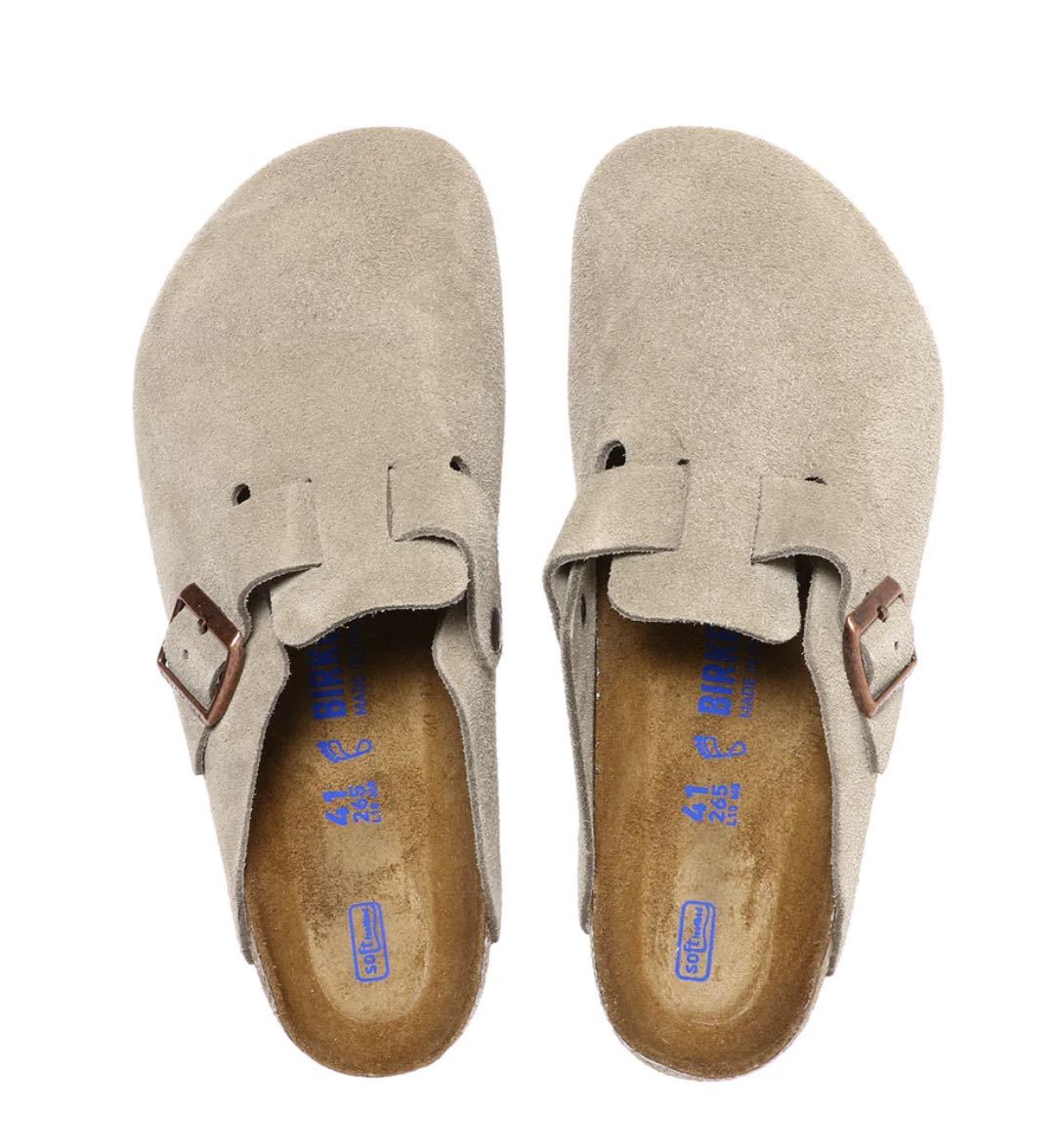 BIRKENSTOCK Boston Sfb Vl Taupe 28.0cm ビルケンシュトック ボストン