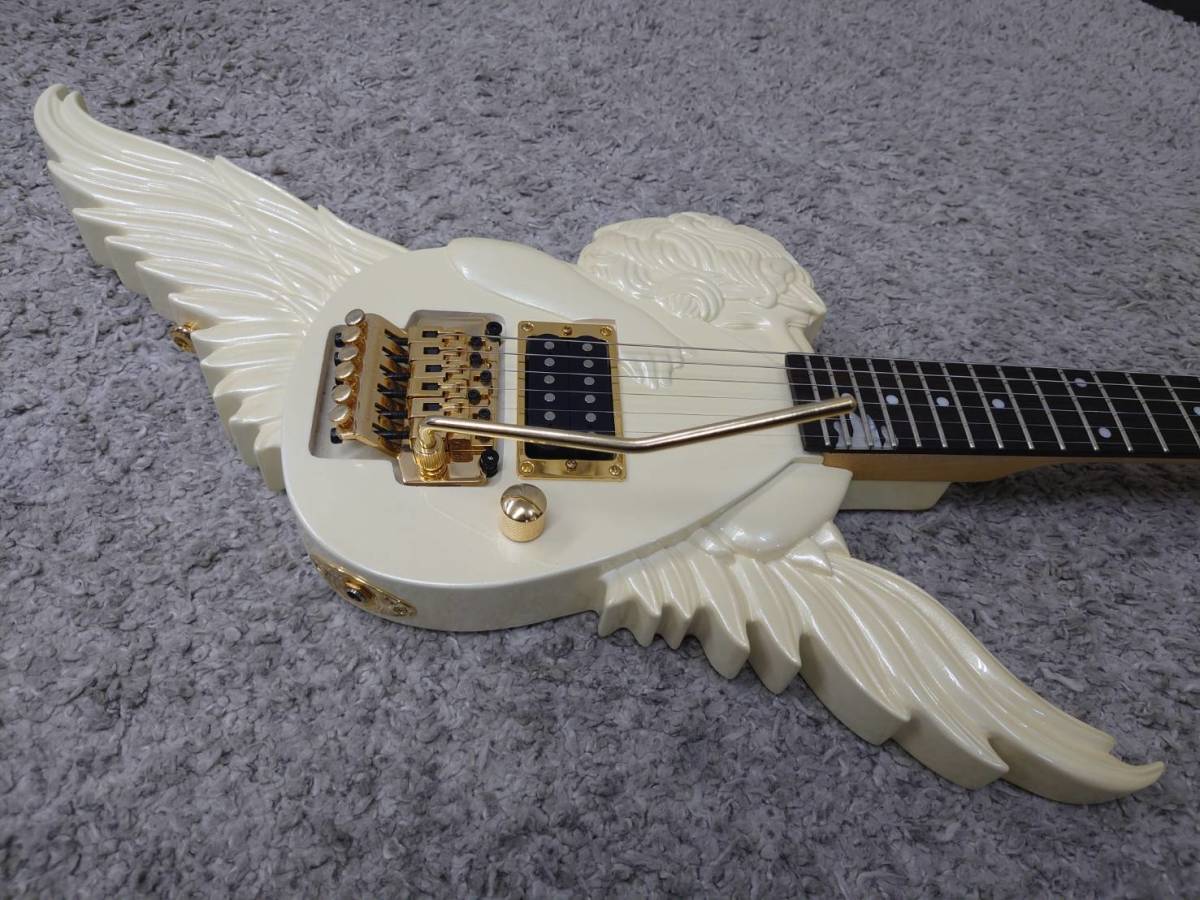 【激レア】ESP Angelic イーエスピー エンジェリック THE ALFEE 高見沢 Angel ミニタイプ【メンテナンス済み】♪の画像2