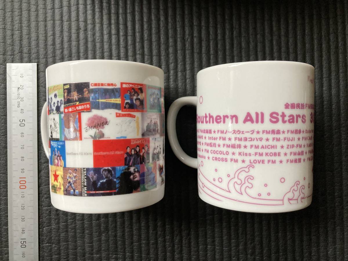 サザングッズ　☆　貴重　当選品　カップ　コップ　ジャケット柄　FM×KDDI　桑田佳祐 原由子 Southern All Stars サザンオールスターズ_画像2