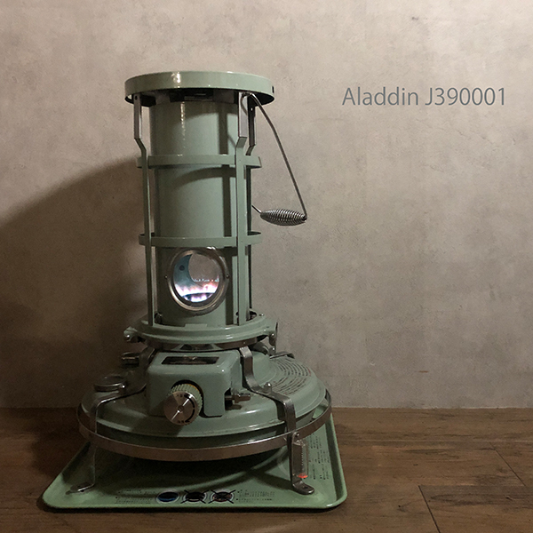 点火確認済 Aladdin アラジン J390001 39型 開放式 石油 ストーブ しん上下式対流型 ブルーフレーム コンパクト 暖房 機器 器具 札幌