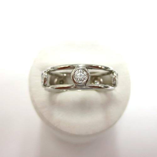 ティファニー TIFFANY&Co. 極美品 エルサペレッティ Pt950 3.5g ダイヤ