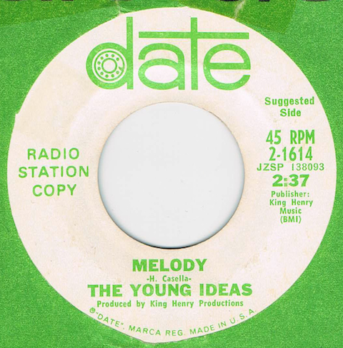 ●THE YOUNG IDEAS / MELODY / BARNEY BUSS [US 45 ORIGINAL 7inch シングル PROMO GARAGE 試聴]_画像1