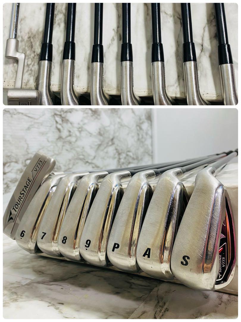 良品】ツアーステージ V773 初心者おすすめ メンズゴルフセット 豪華13