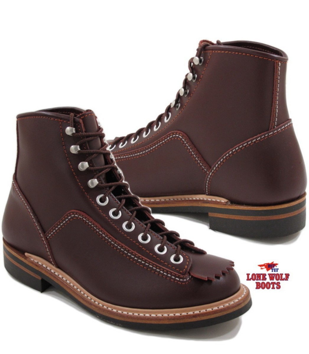 サイズ：81/2　定価:54780円　未使用品　LONE WOLF BOOTS/ロンウルフ ブーツCAT'S PAW SOLE CARPENTER/カーペンターブーツ