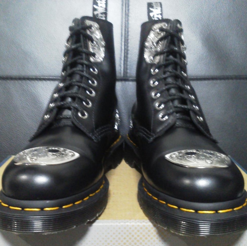 激レア】Dr.Martens×KingNerd 1460 UK3 黒 厚底 8ホール ドクター