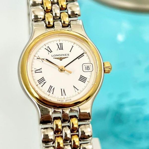 624 LONGINES ロンジン時計 レディース腕時計 美品 高級 コンビ | www