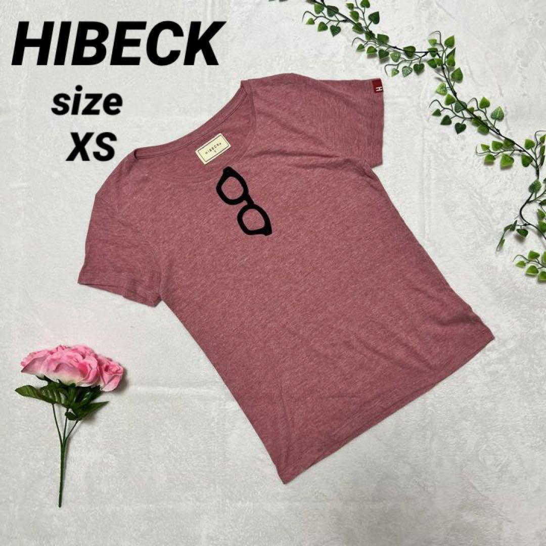 HIBECK ハイベック レディース　半袖トップス tシャツ XS ダークピンク_画像1