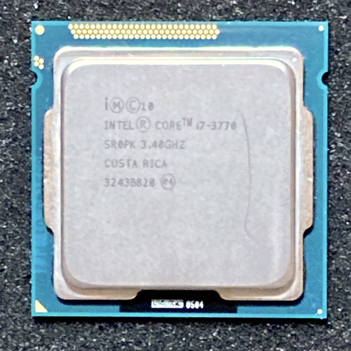 Intel Core i7 プロセッサ 3770 , TDP 3.4-3.9GHz, 4コア8スレッド