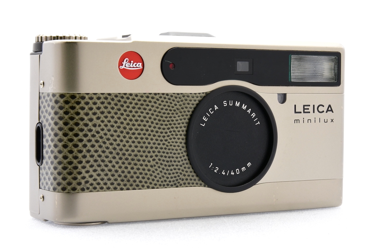 Leica minilux DB exclusive SUMMARIT 40mm F2.4 ライカ コンパクトフィルムカメラ エクスクルーシブ 限定 品 蛇革 ミニルックス 12092