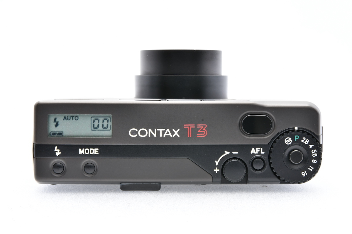 CONTAX T3 後期 チタンブラック / Carl Zeiss Sonnar 35mm F2.8 T* コンタックス AFコンパクト フィルムカメラ ダブルティース ■12416_画像4