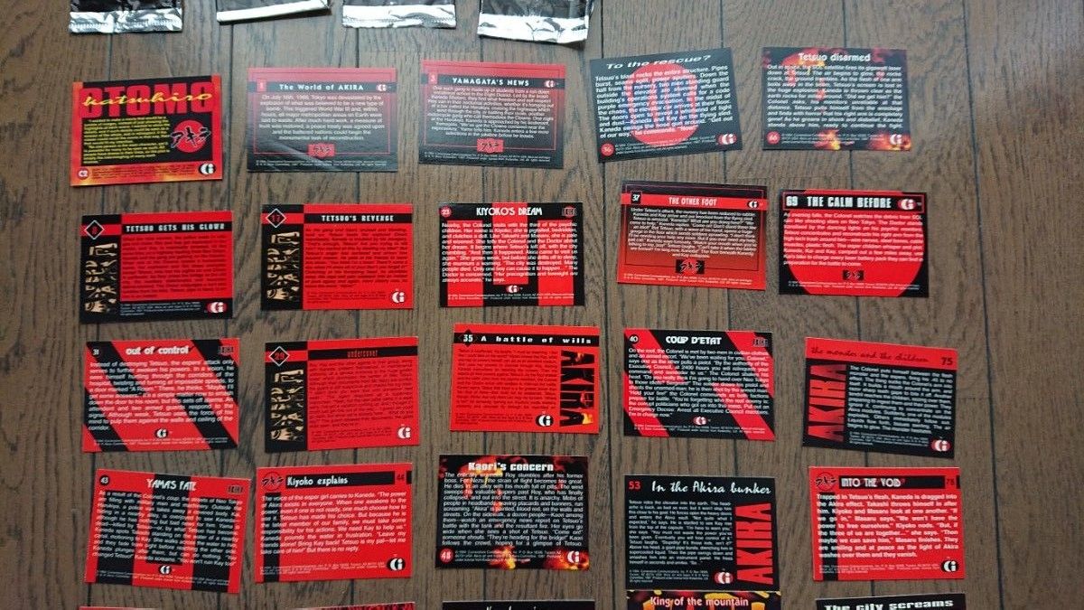 AKIRA アキラ 大友克洋 トレーディングカード 33枚|Yahoo AKIRA アキラ 大友克洋 トレーディングカード 33枚|Yahoo