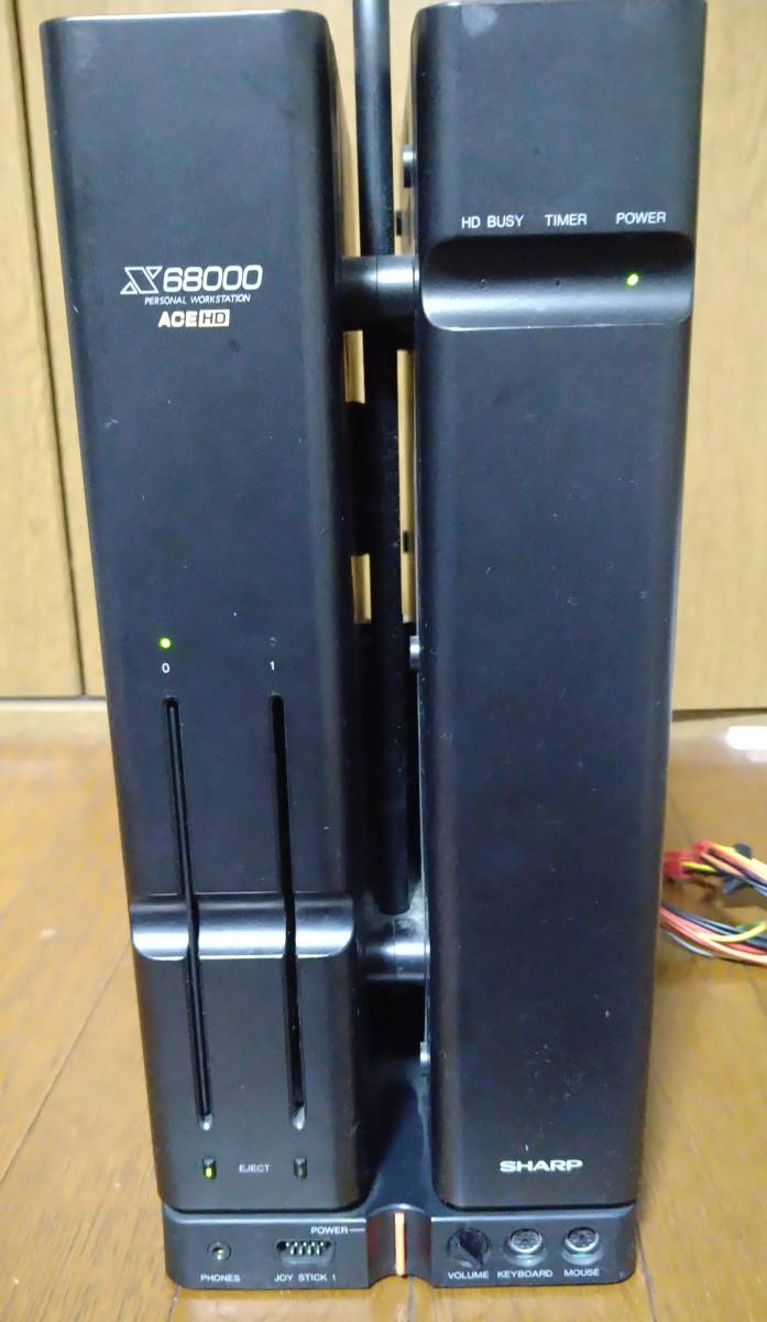 SHARP X68000ACE-HD 通電確認済み 訳あり 付属品多数 product details