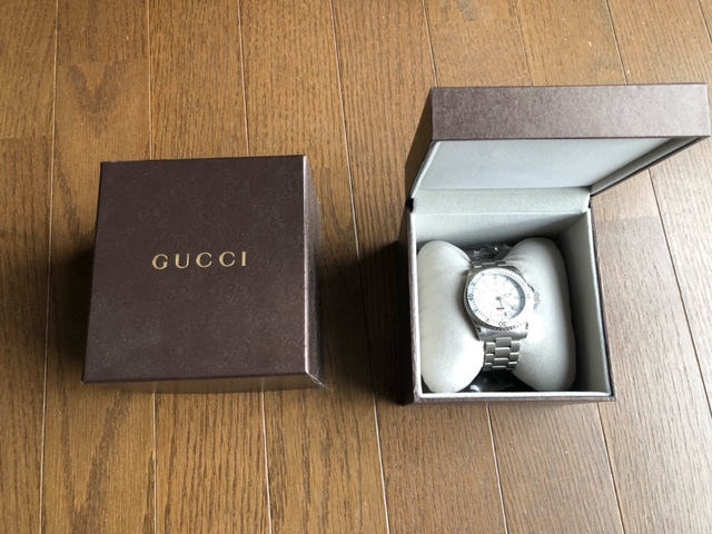 グッチ 腕時計 GUCCI メンズ DIVE ダイブ 40mm ホワイト×シルバー