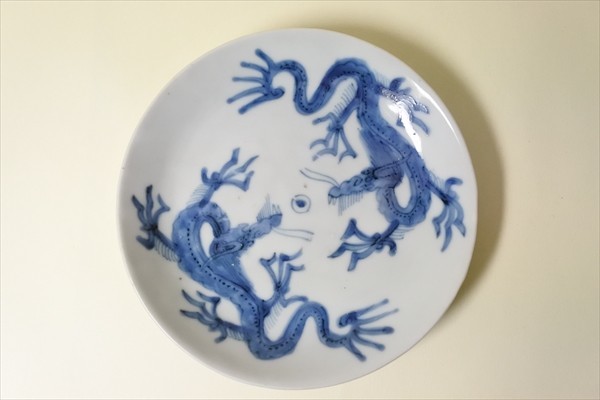 中国明末清初】呉須染付竜図皿5枚組(3036a1) | mogeezacademy.com