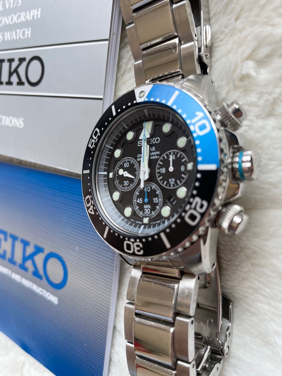 SEIKO PROSPEX / ダイバーズ / 200m / SSC017 / ソーラー / 逆 SEIKO PROSPEX / ダイバーズ / 200m / SSC017 / ソーラー / 逆