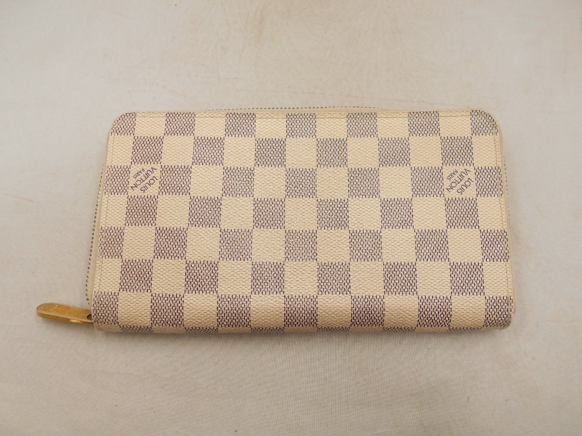 LOUIS VUITTON】ルイ・ヴィトン 長財布 ダミエ アズール ジッピー