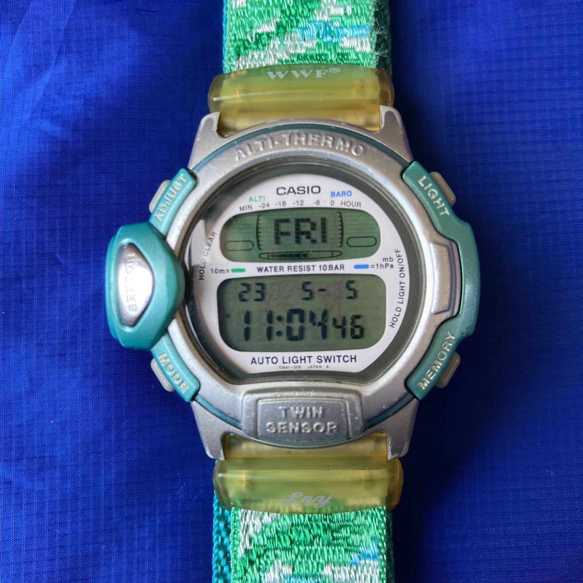 ☆★即決有★☆激レア！ELコアラ 限定 WWF プロトレック CASIO PROTREK PRL-20WWJ カシオ デジタル腕時計 プロトレックレイ 迷彩ベルト ★_画像4