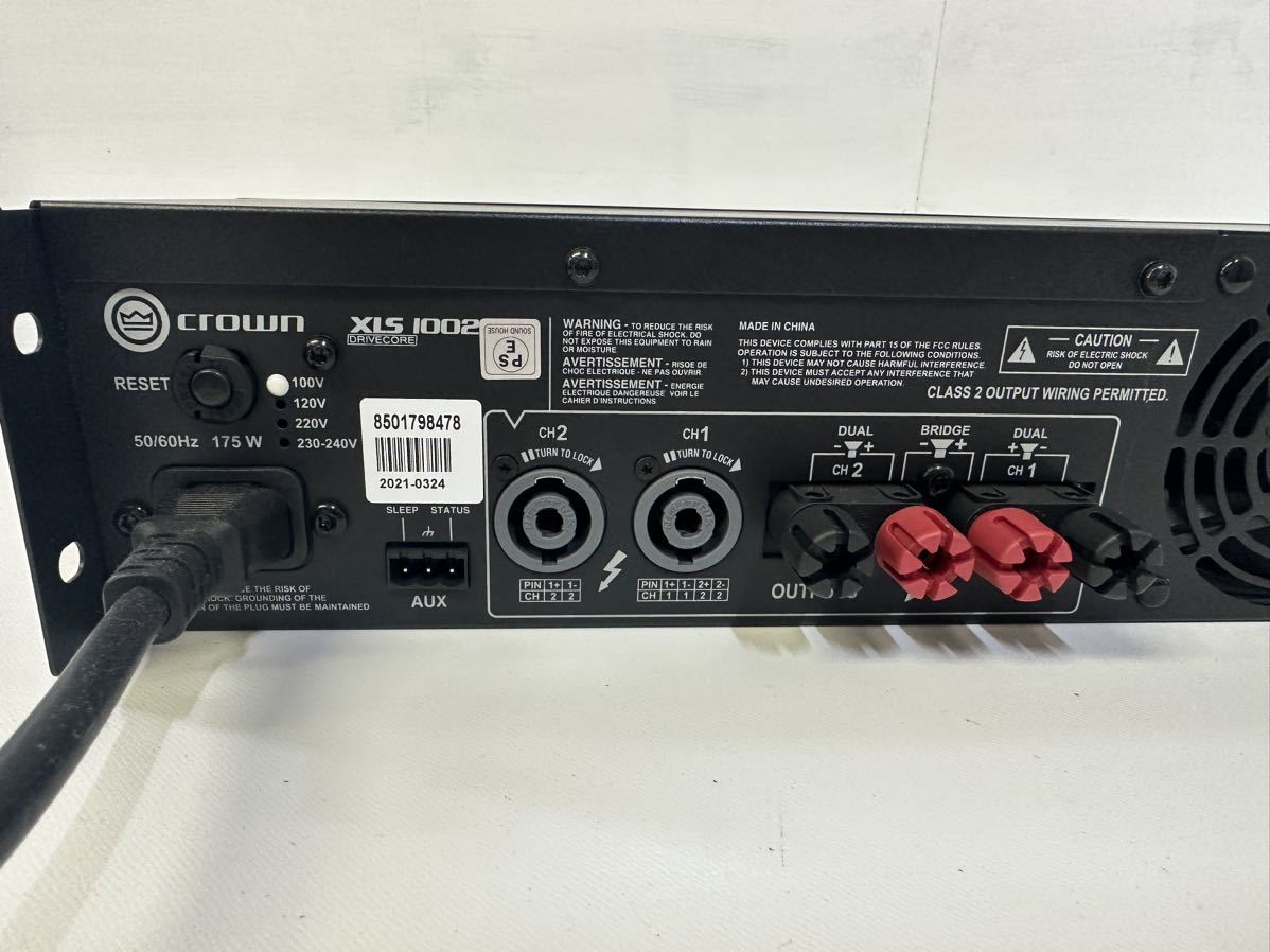 美品】CROWN AMCRON クラウン アムクロン XLS1002 DRIVECORE ステレオ