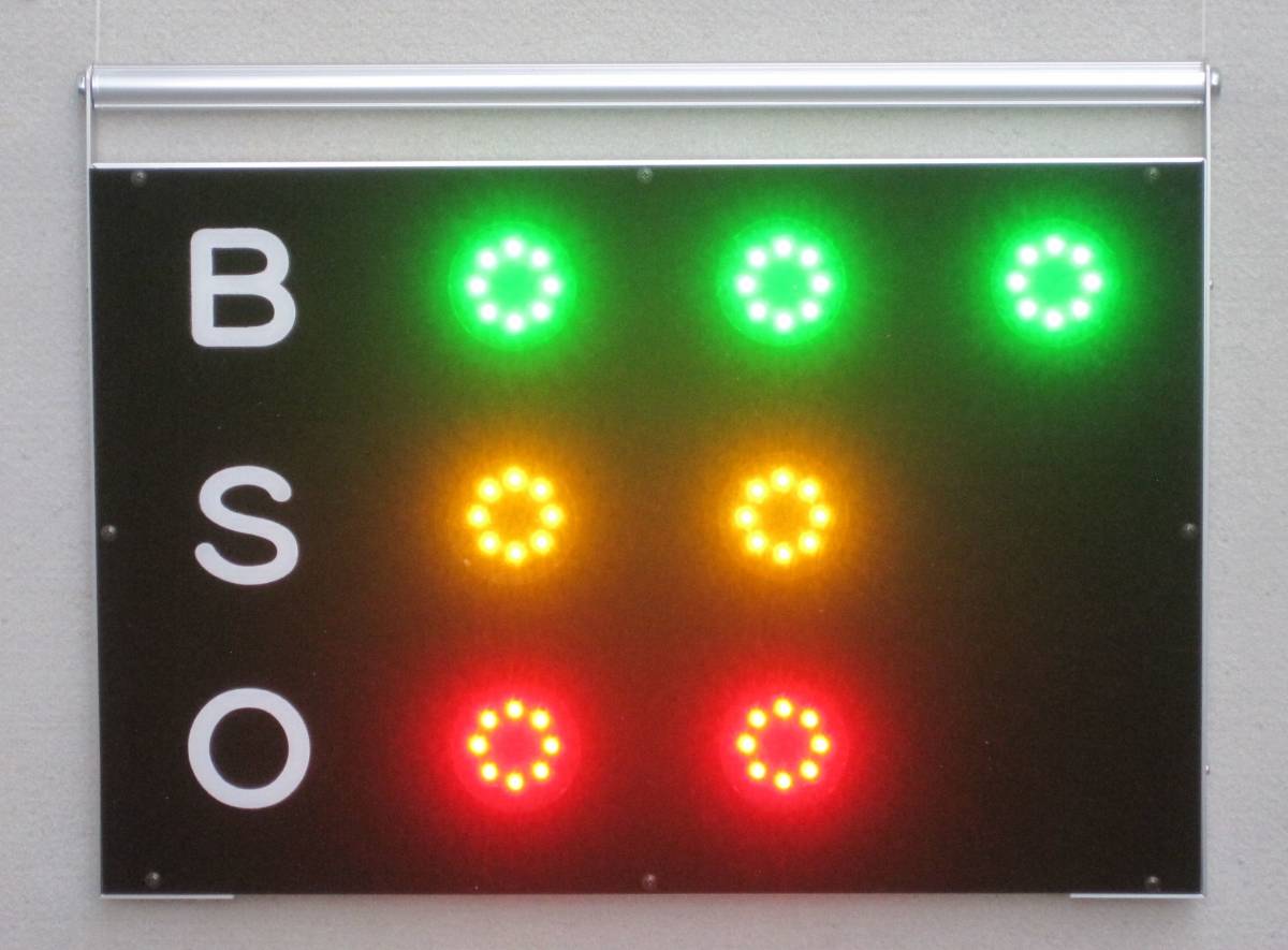 無線 野球カウント BSOカウンター BSOボード 無線 野球カウント BSOカウンター BSOボード