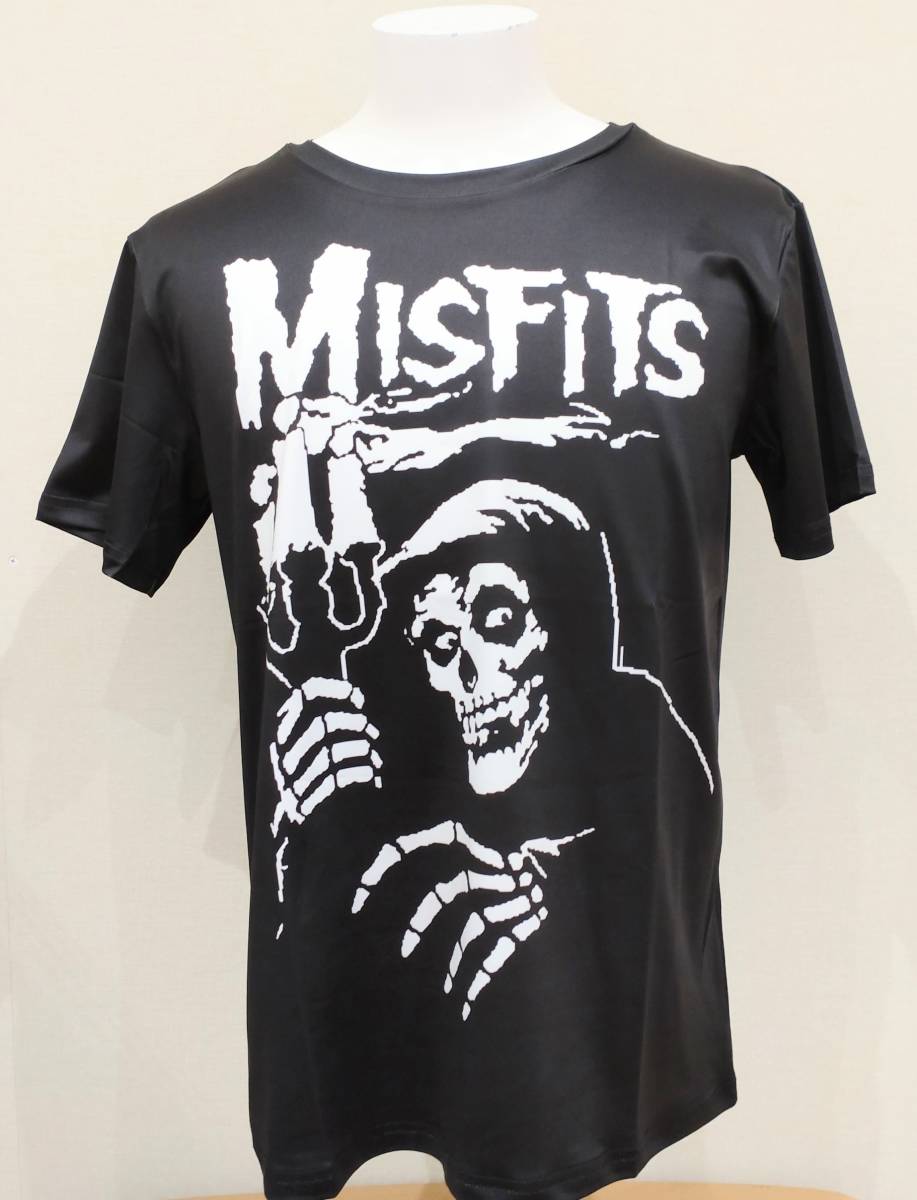 送料無料　【Mサイズ】ミスフィッツ　Tシャツ　misfits　ロックバンド　ろうそく　スカル　ファンスマ_画像1