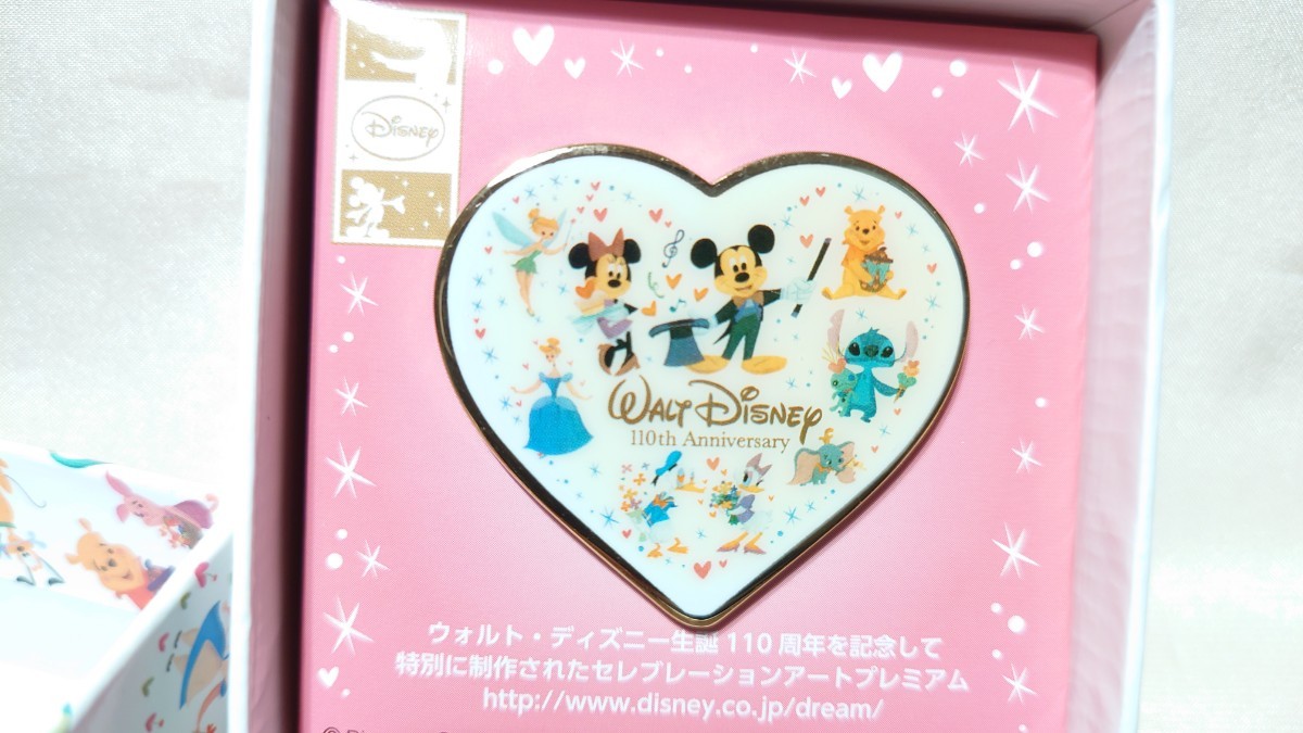 非売品!ディズニーストア☆ウォルト・ディズニー生誕110周年 ピンズ