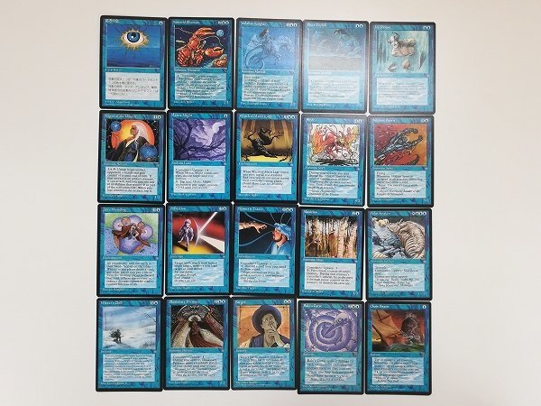 sA044s [大量] MTG 青 レア まとめ 計100枚 ヴォルラスの気まぐれ 時間のねじれ アトランティスの王 停滞 他_画像4