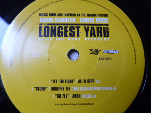 OST - The Longest Yard 2枚組 サントラ名曲多数収録 Nelly / T.I. / Murphy Lee / Akon / W.C. / Trillville / D12 収録 試聴_画像4