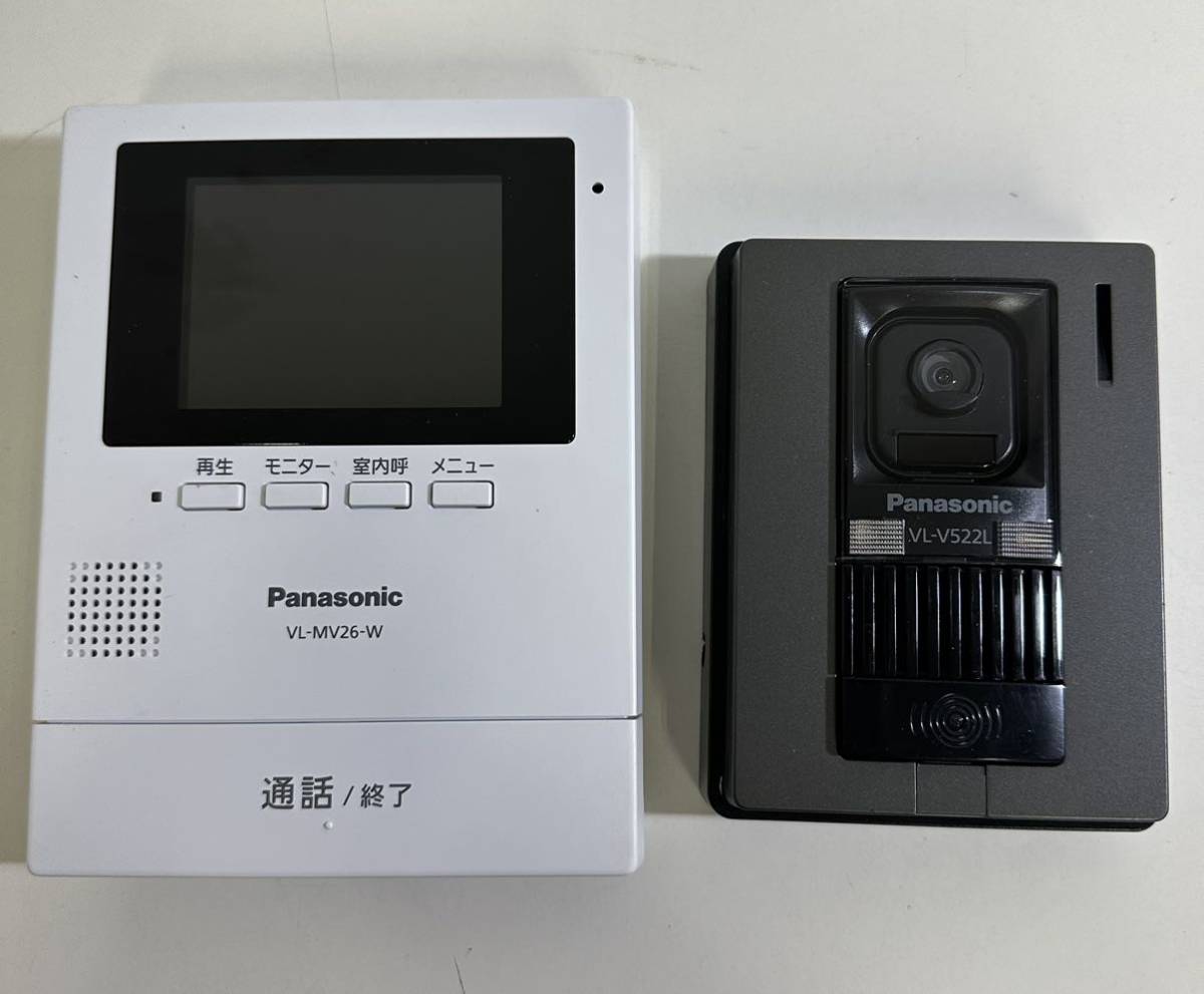 Panasonic VL-MV26-W（モニター）VL-V522L（ドアホン） - 通販