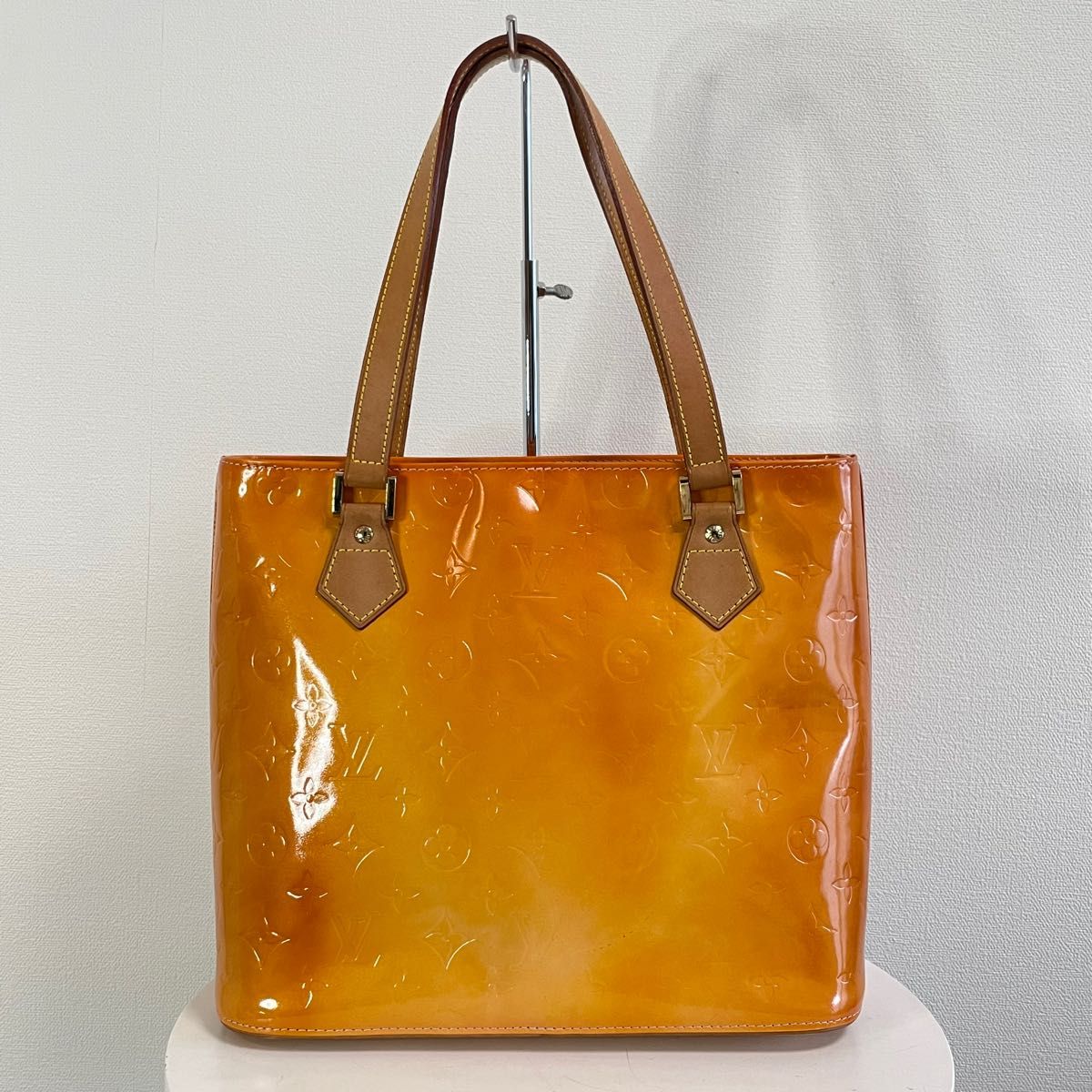美品 ルイヴィトン ヒューストン ハンドバッグ ヴェルニ LW1929 美品 ルイヴィトン ヒューストン ハンドバッグ ヴェルニ LW1929