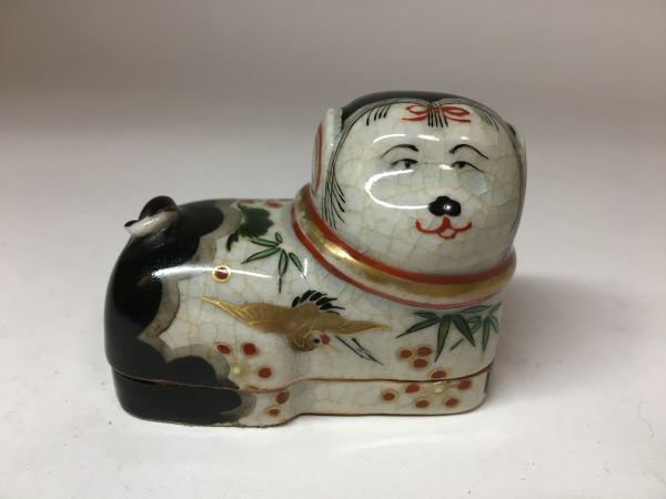代購代標第一品牌-樂淘letao-旧家蔵出永楽和全善五郎色絵犬香合時代