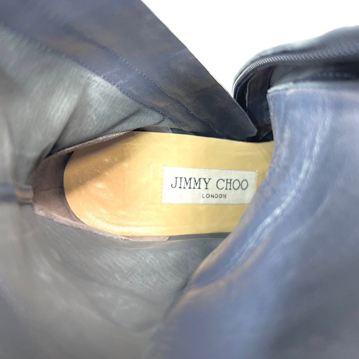 JIMMY CHOO ジミーチュウ　レースアップ　ブーツ　スエード　35 22.0cm 靴　シューズ　レディース