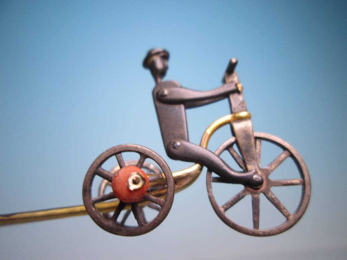 2022年製 新品】 【江月】アンティーク・文明開化 三輪自転車 5,32g