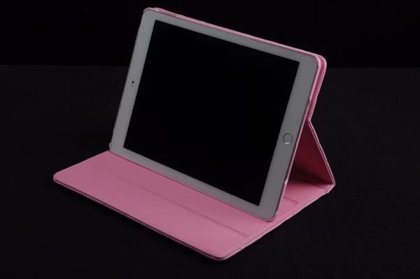 Ｈ★Apple iPad AirケースカバーiPad 5世代高級レザー手帳型カバーオートスリープ付きA1474 A1475 A1476 フィルム付きホワイト白限定セール_画像5