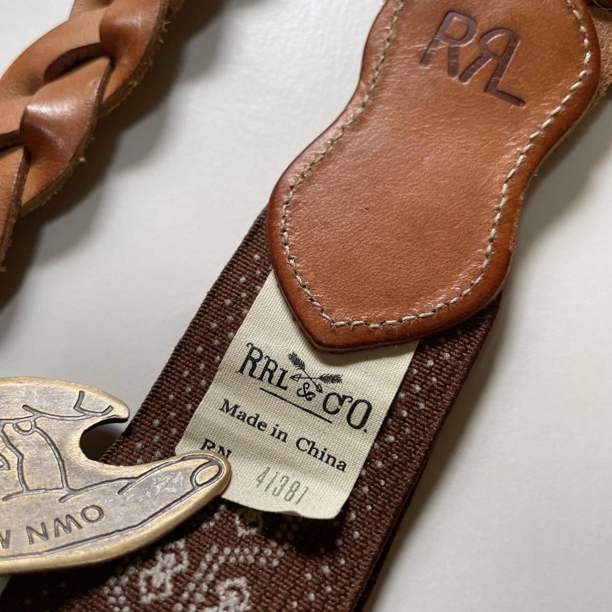 RRL “Bladed Leather Suspender” レザー サスペンダー ブレイ RRL “Bladed Leather Suspender” レザー サスペンダー ブレイ