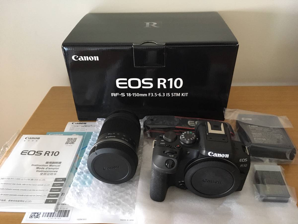 キャノン☆EOS R10・RF-S 18-150 IS STM レンズキット☆新品未使用 キャノン☆EOS R10・RF-S 18-150 IS STM レンズキット☆新品未使用