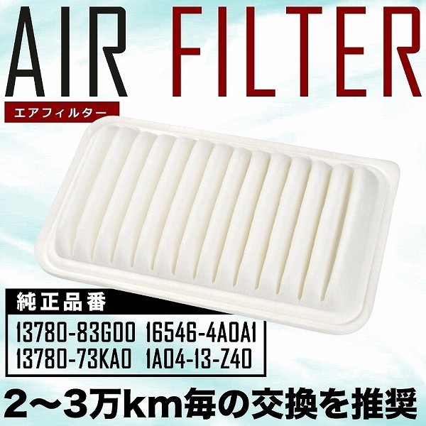 HF21S スピアーノ エアフィルター エアクリーナー H14.2-H20.11 NA車ノンターボ専用品 AIRF07_画像1