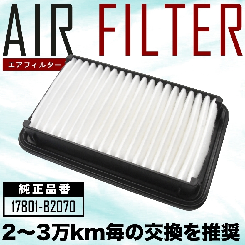 LA700V/LA710V Hijet Cade .- air filter air cleaner H28.6- turbo car exclusive use goods AIRF42