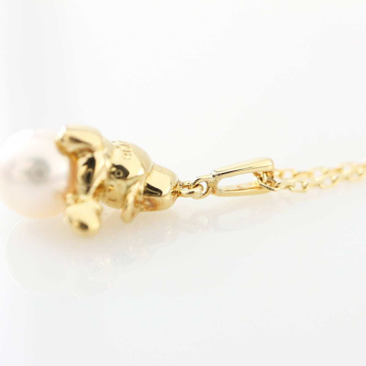 ＜MIKIMOTO＞　K18　パール　ネックレス　6.5mm　【CYM6526】_画像6