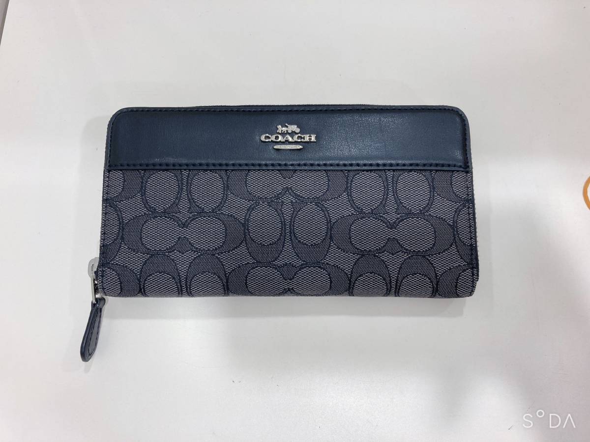 ◇【未使用】 コーチ COACH 財布 レディース 長財布 ラウンド