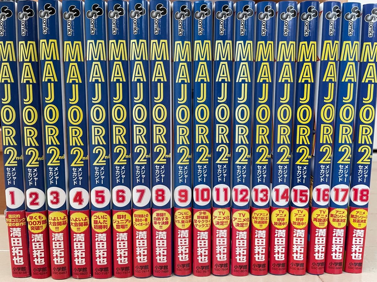 MAJOR 2nd メジャーセカンド 1巻〜18巻 漫画|Yahoo!フリマ(旧 MAJOR 2nd メジャーセカンド 1巻〜18巻 漫画|Yahoo!フリマ(旧