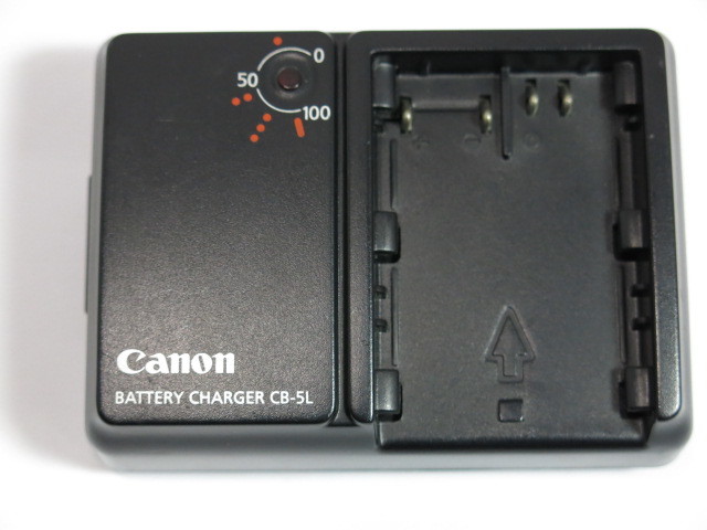 【 中古現状品 】Canon CB-5L バッテリーチャージャー (コード無し) キヤノン [管CN286]_画像1