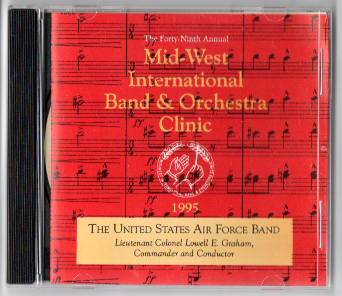 送料無料 吹奏楽CD アメリカ空軍バンド ミッドウエスト1995 寄港地 短い交響曲 サウンド?バリアー アンドレア?シェニエ 他