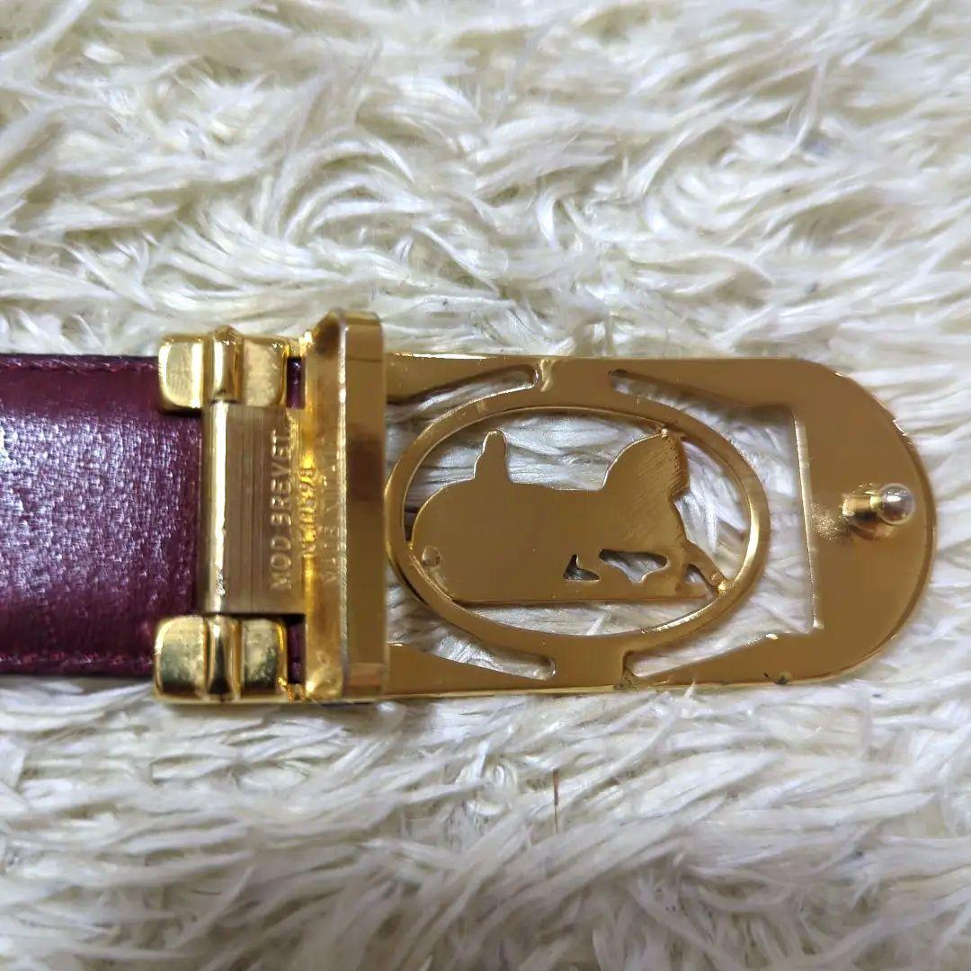 ヤフオク! - 美品 セリーヌ ベルト 馬車金具 リバーシブル ブラック