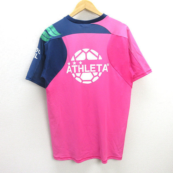 z■アスレタ/ATHLETA 半袖Tシャツ フットサル【O】ピンク/men's/26【中古】■_画像3