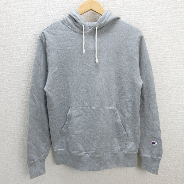 s# Champion /champion sweat ground pull over Parker [L] ash /MENS/142[ used ]